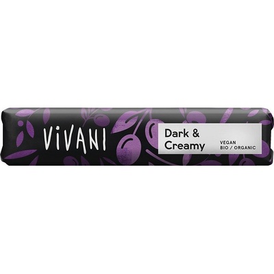 Vivani Horká čoko tyčinka krémová 35g,