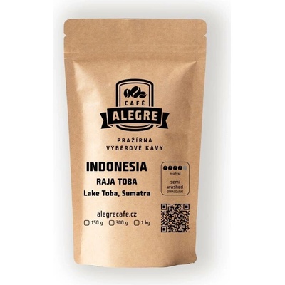 Alegre Café Roasters Raja Toba semi washed turek 300 g