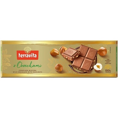 Terravita Mliečna s lieskovými orieškami 225 g