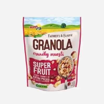 BonaVita Granola křupavé müsli super fruit 6 x 500 g