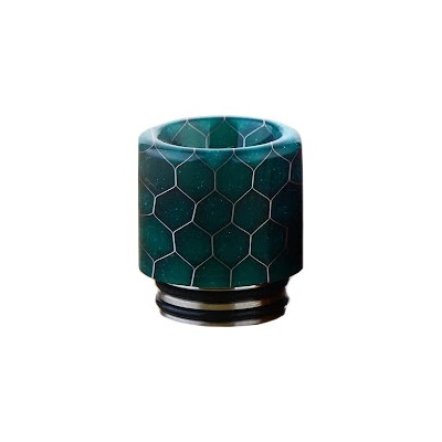 DripTip náustok Snake Pattern Resin 810 proti prskaniu guľatý fialová
