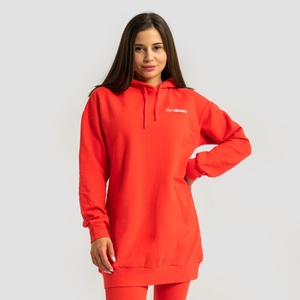 GymBeam Дамски суичър Limitless Longline Hot Red XL