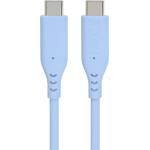 PremiumCord Silicone USB-C 60W 480Mbps Blue 1, 5 m USB кабел (<![CDATA[KU31SA15B]]>)