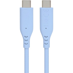 PremiumCord Silicone USB-C 60W 480Mbps Blue Син 1, 5 m USB кабел (KU31SA15B)