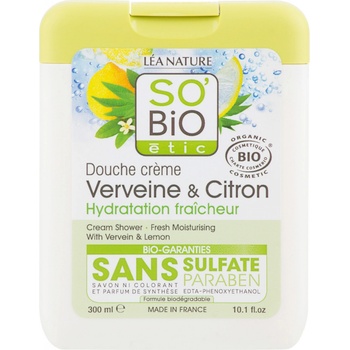 SO´BIO Bio sprchový gel citronová verbena 300 ml