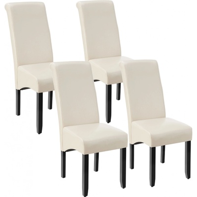 Tectake 403498 krémová 4 ks