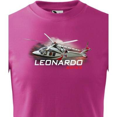 Dětské tričko Leonardo AW169 PurpurováCanvas Dětské tričko Bezvatriko.cz 3239