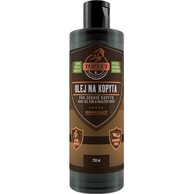 Topvet olej pre zdravé kopyto pre kone 500 ml