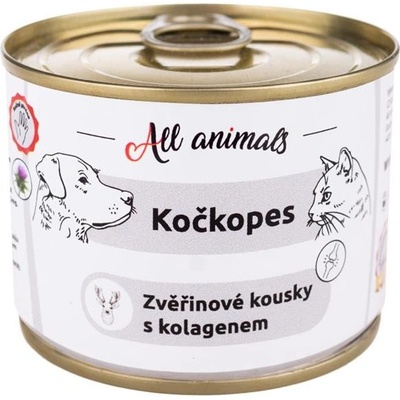 All Animals Mačkopes zverinové kúsky s kolagénom 200 g