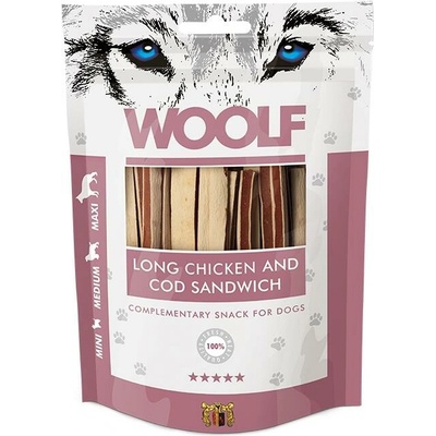 Woolf Soft Chicken and Pollock Sandwich LONG 100 g