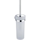 Nimco UNIX toaletní WC kartáč, rosené sklo, nádobka nízká UN13094C-26