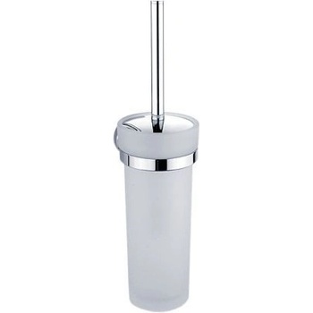 Nimco UNIX toaletní WC kartáč, rosené sklo, nádobka nízká UN13094C-26