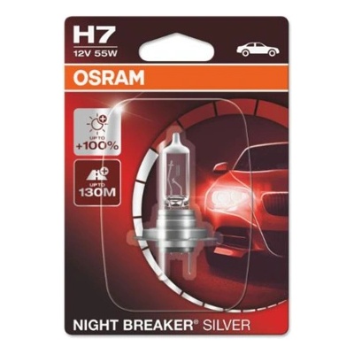 Крушка OSRAM H7, 12V, 55W, 3200K, 1500lm, 1 брой