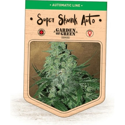 Garden Of Green Seedbank Super Skunk AUTO semena neobsahují THC 3 ks