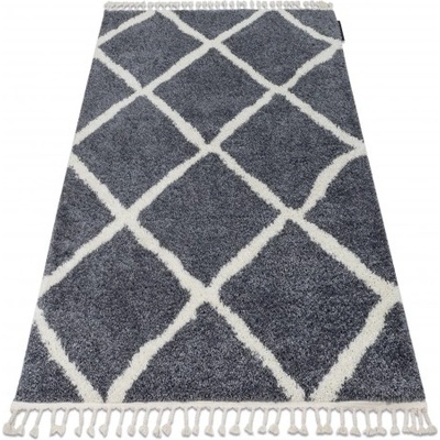 Makro Abra BERBER CROSS B5950 šedý bílý