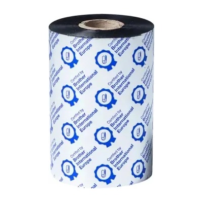 Brother Консуматив, Brother BWS-1D450-110 Standard Wax Thermal Transfer Black Ink Ribbon, 110mm x 450m (multi 8) (BWS1D450110)