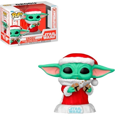 Funko Pop! 747 Star Wars The Mandalorian Holiday Grogu