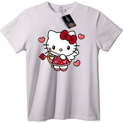 NOONEBRAND Тениска Hello Kitty Купидон - 4XL, Black