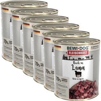 Bewi Dog консерви - Агне, 6 x 800г