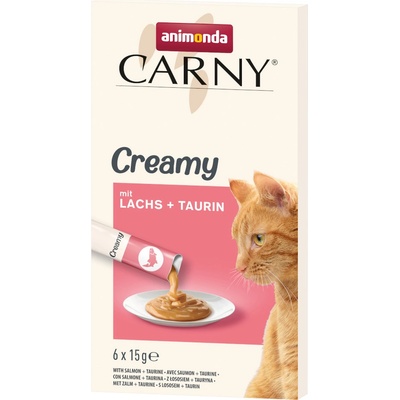 Carny Adult Creamy s lososem a taurinem 6 x 15 g
