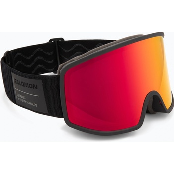 Salomon Скиорска маска Salomon Sentry Pro Sigma black/sigma poppy red