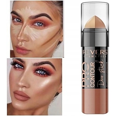 Maybelline 3600531319649-1 V-Shape Duo Stick Light matná povrchová úprava 6 g