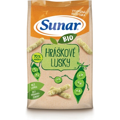 Sunárek Bio hráškové lusky 50 g
