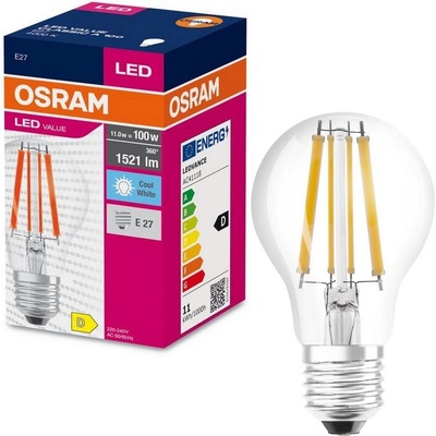 Osram 4058075439597 žárovka LED bílá neutrální E27 230VAC 1521lm P 11W 4000K