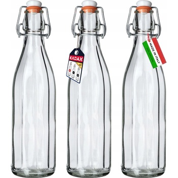 Kadax Skleněné lahve Costolata K3337 1000 ml 3 ks