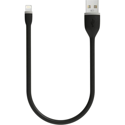 Satechi Flexible Lightning USB Cable - гъвкав USB кабел за iPhone, iPad и iPod с Lightning (черен) (25 см)