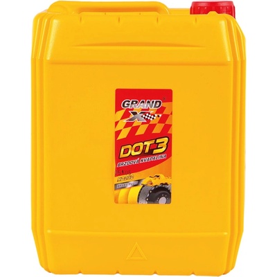 GrandX Brzdová kvapalina DOT 3 5 l