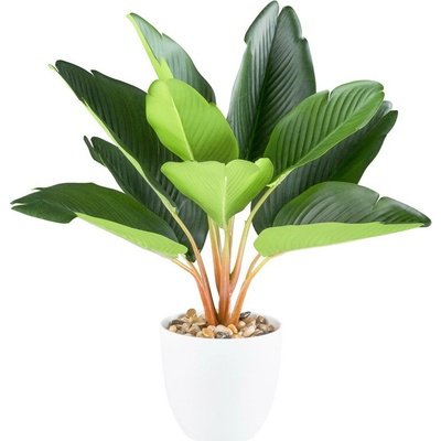 Umelá kvetina Strelitzia v kvetináči, 35cm