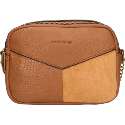 David Jones dámská crossbody kabelka Electe koňak