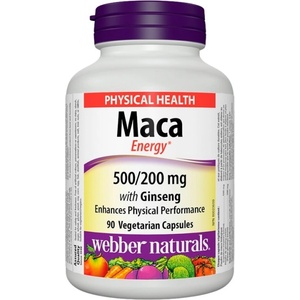 Webber Naturals Maca Energy with Ginseng [90 капсули]