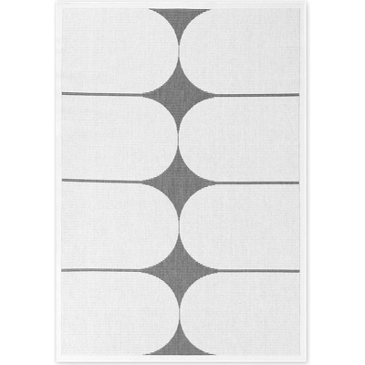 Hanse Home Черно-бял килим за открито и закрито 120x170 cm Duet Bowen - NORTHRUGS (106244-120x170)