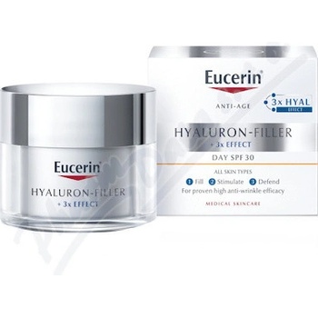 Eucerin Hyaluron Filler + 3 x Effect denní krém SPF30 50 ml