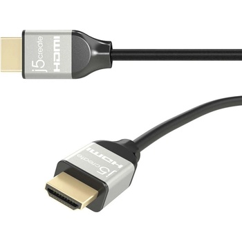 j5create Кабел j5create JDC52, от HDMI(м) към HDMI(м), 2m, черен, 4K@60Hz (JDC52)