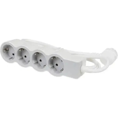 Legrand РАЗКЛОНИТЕЛ 4х ШУКО С КАБЕЛ 5м legrand - БЯЛ/СИВ (3414971945609)