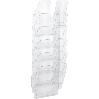 DURABLE FLEXIPLUS 6, transparentný, A4 na výšku, nástenný