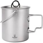 SilverAnt Титаниева чаша 750 ml с капак (SATICUP750LID)