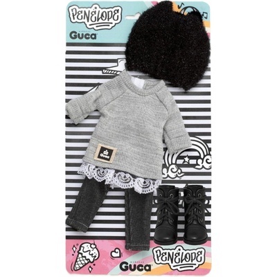 Guca P858 obleček pro panenku PENELOPE 34 cm s botičkami
