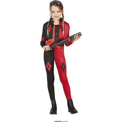 Fiestas Guirca Harley Quinn červeno černý