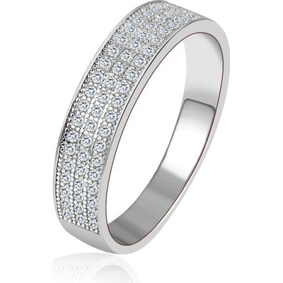 Silvero Stříbrný prsten R13001-58A