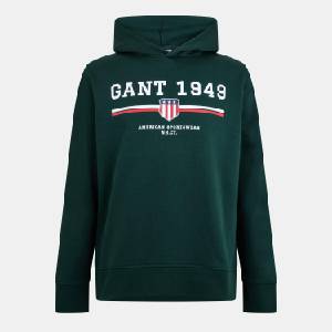 Gant Суичър Gant Graphic Hoodie - Tarten Green