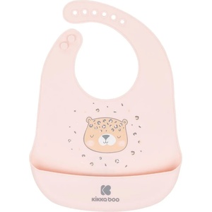 KikkaBoo Силиконов лигавник KikkaBoo -Savanna, Pink (31303030046) - baby