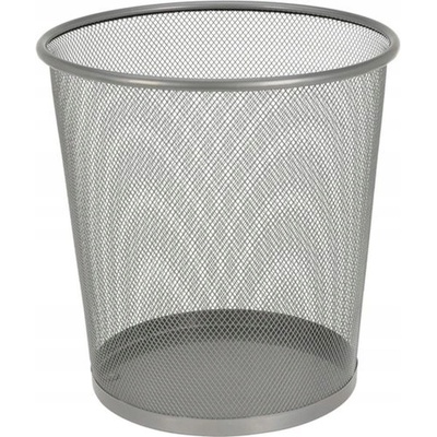 DekorStyle Odpadkový koš SLIMO 28 cm stříbrný
