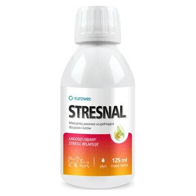 Eurowet Stresnal 125 ml doplnková strava pre psov a mačky