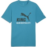 PUMA Тениска Puma Men's King Manchester City Short Sleeve T-Shirt - Blue/White