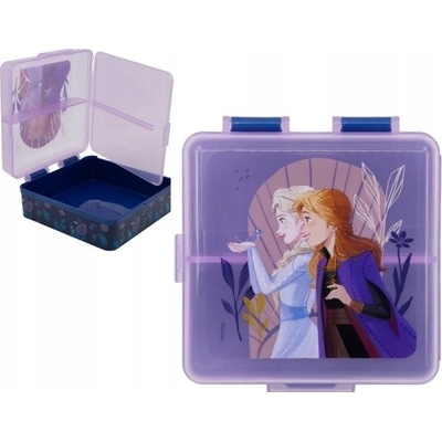 Stor Delený plastový box na desiatu Disney Frozen 74293