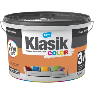 Het Klasik color 7+1kg 0747 oranž pastelový